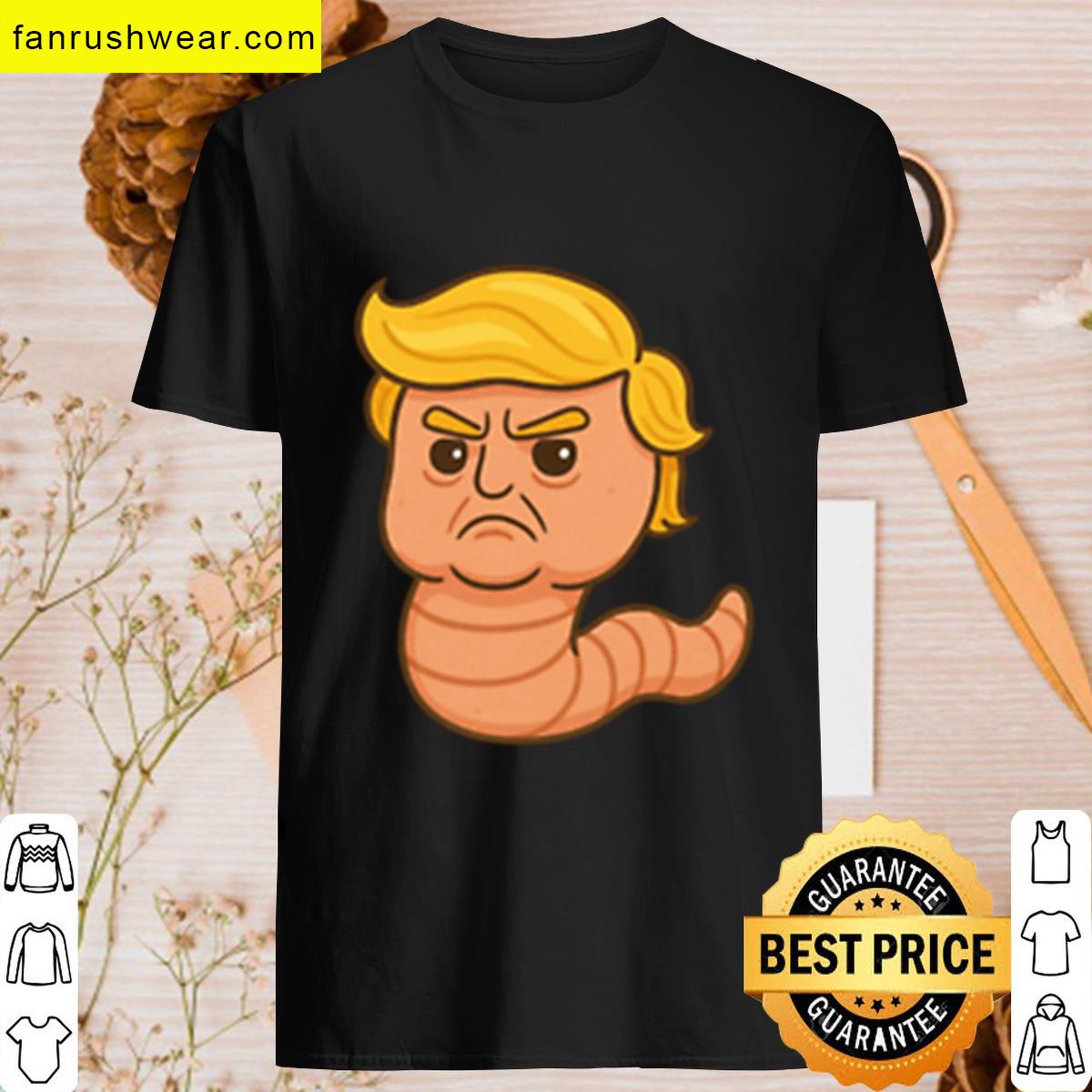 Angry Trump Worm Sticker – Orange Cheeto T-shirt