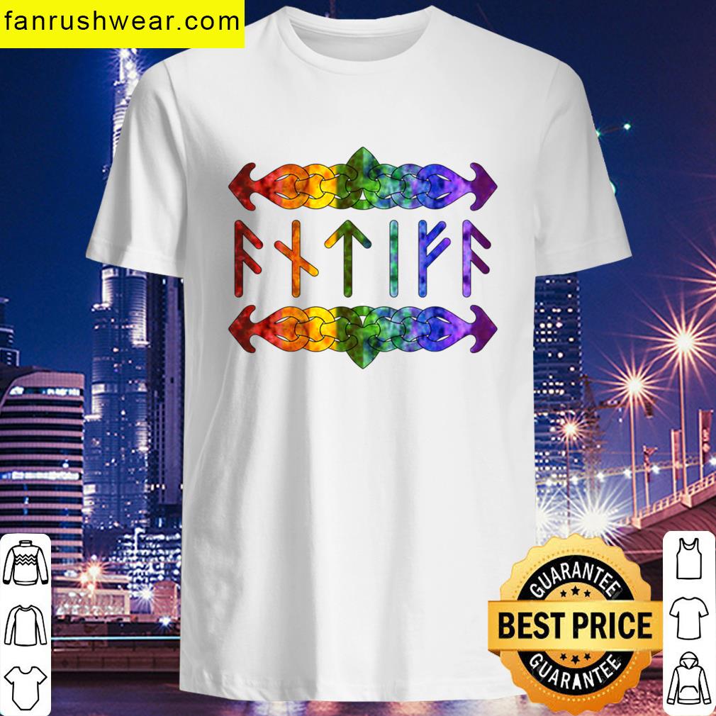 Antifa Runes – Rainbow T-shirt