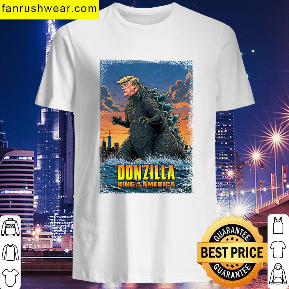 Donald Trump Godzilla Poster Oversized T-shirt