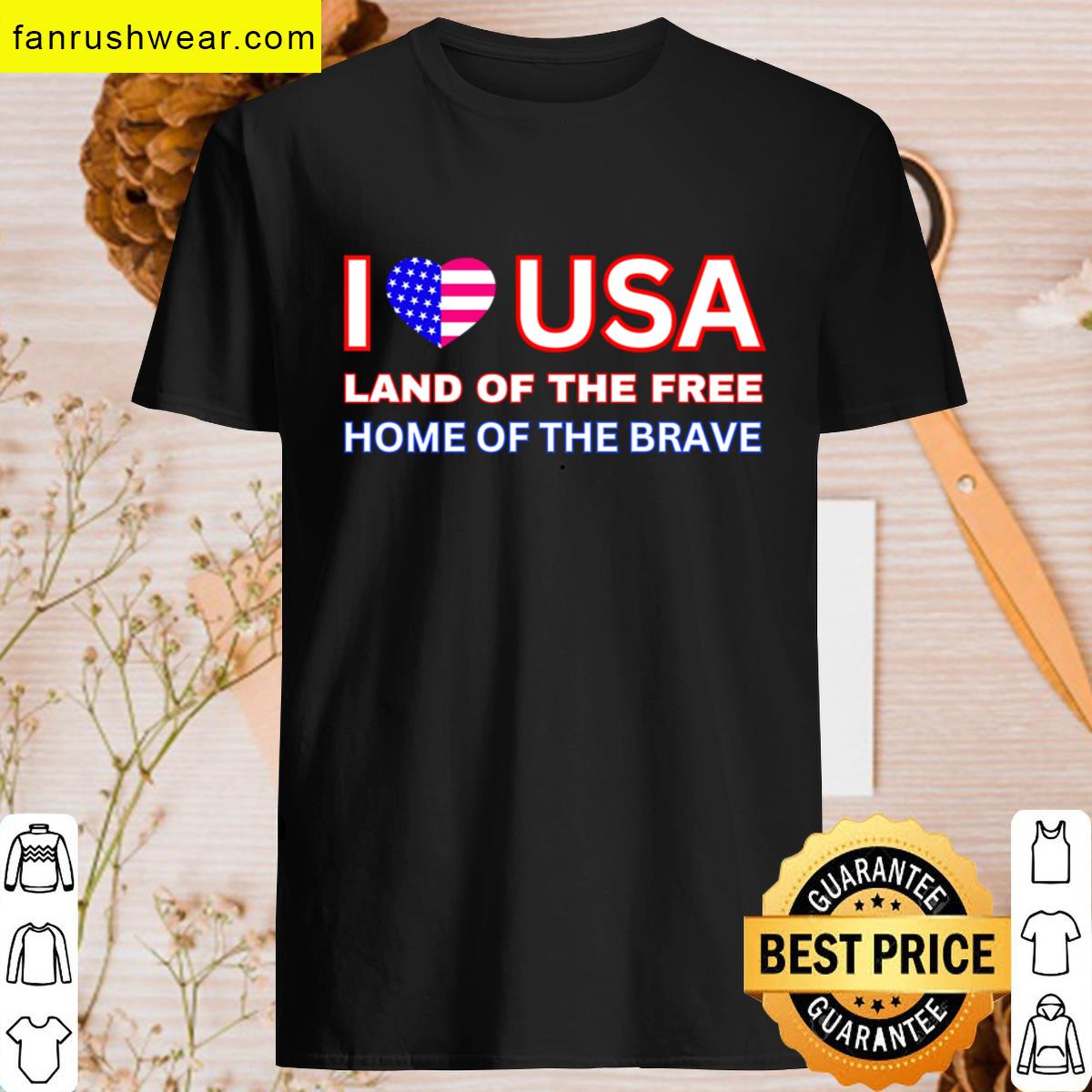 Feel The Spirit Share The Pride Get Your Piece Of Americana Today T-shirt