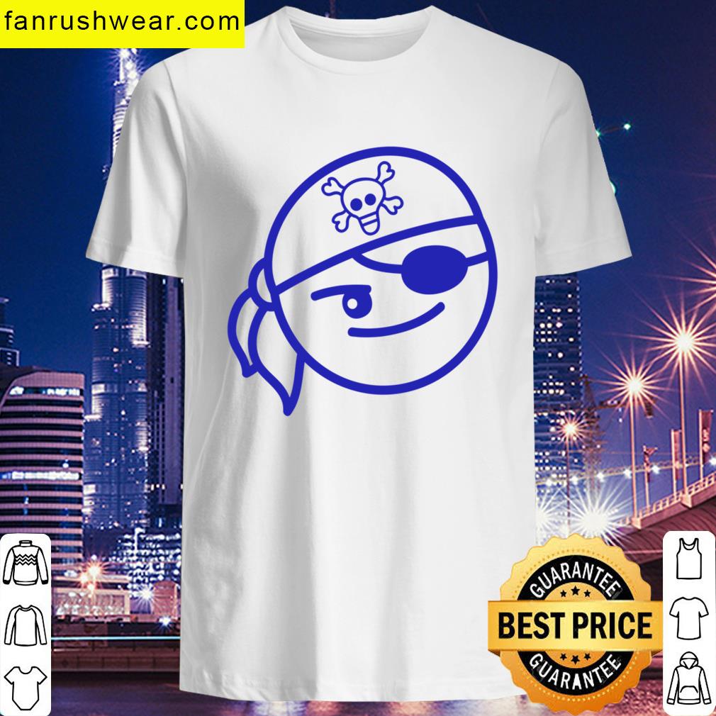 Funny Pirate Face Head Cute Headscarf Cap Costume T-shirt