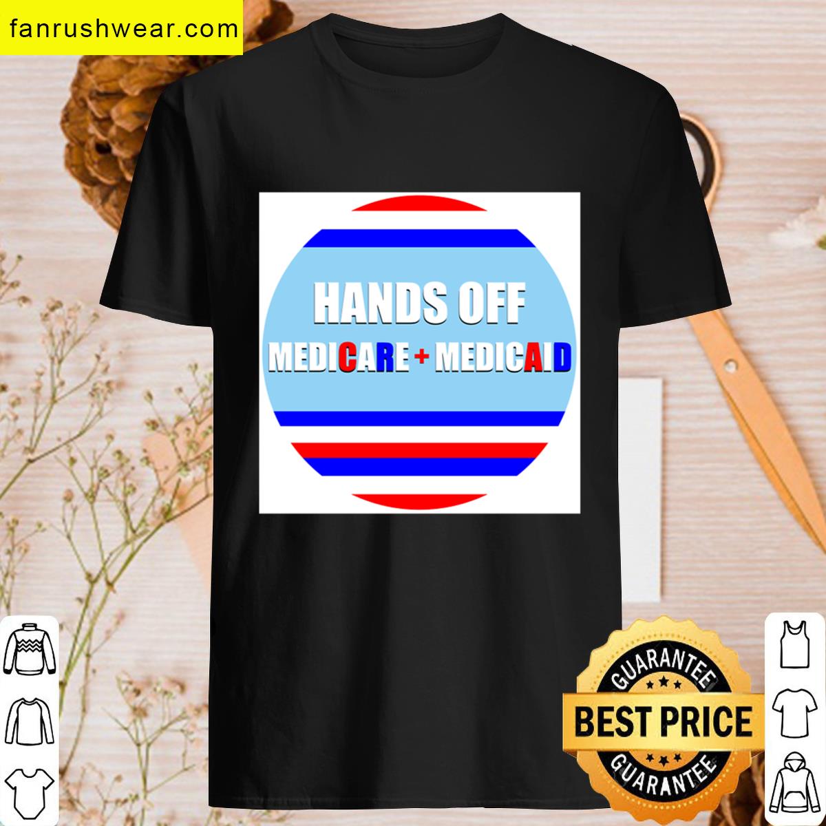 Hands Off Medicare Medicaid Oversized T-shirt