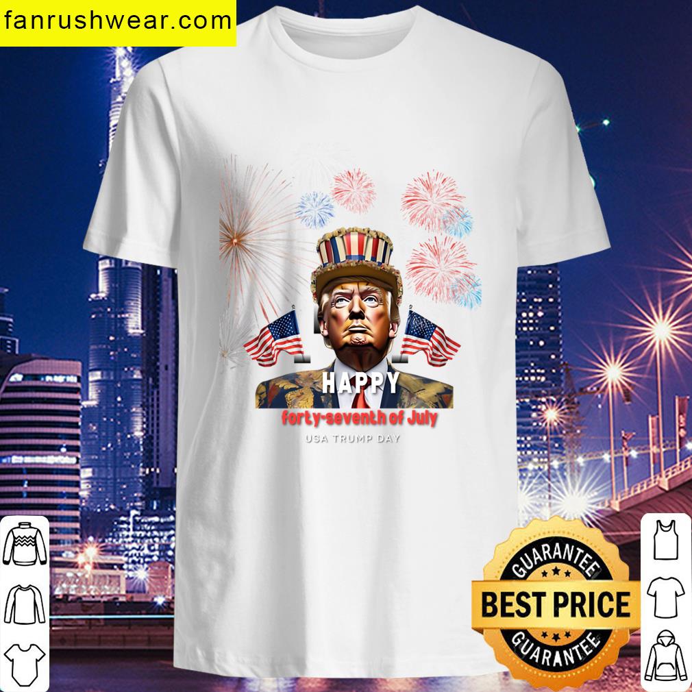 Happy 4th Of Julyindependence Daytrump T-shirt