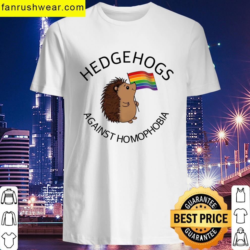 Hedgehogs Against Homophobia Lgbtqia Ally T-shirt