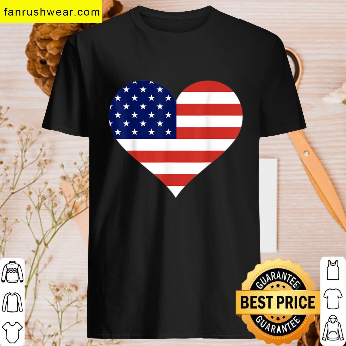 I Heart Usa Patriotic Presidents Day Celebration T-shirt