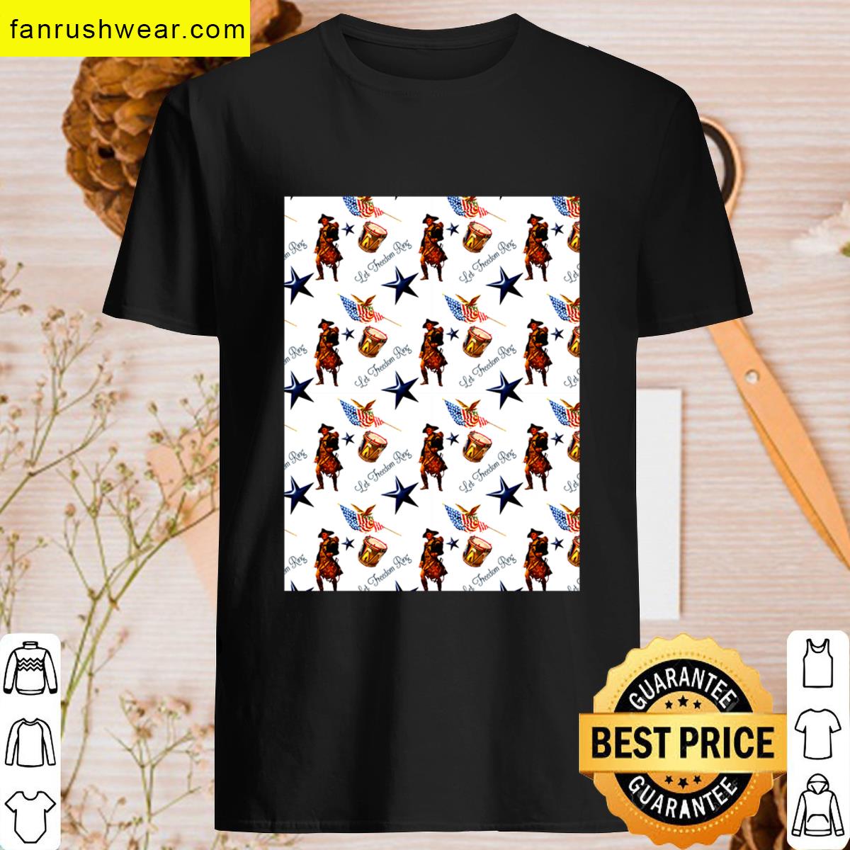 Let Freedom Ring Pattern T-shirt