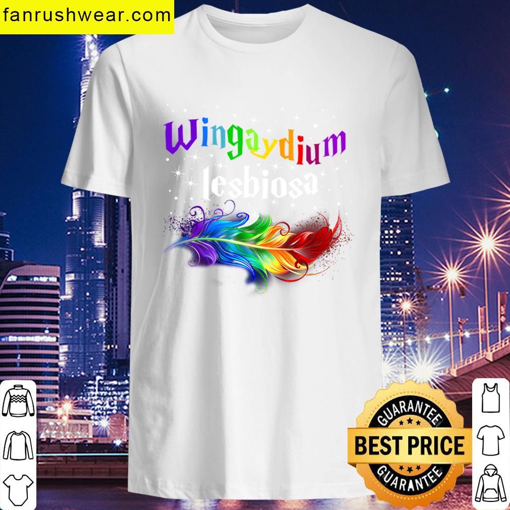 Lgbt Gay Pride Wingaydium Lesbiosa T-shirt