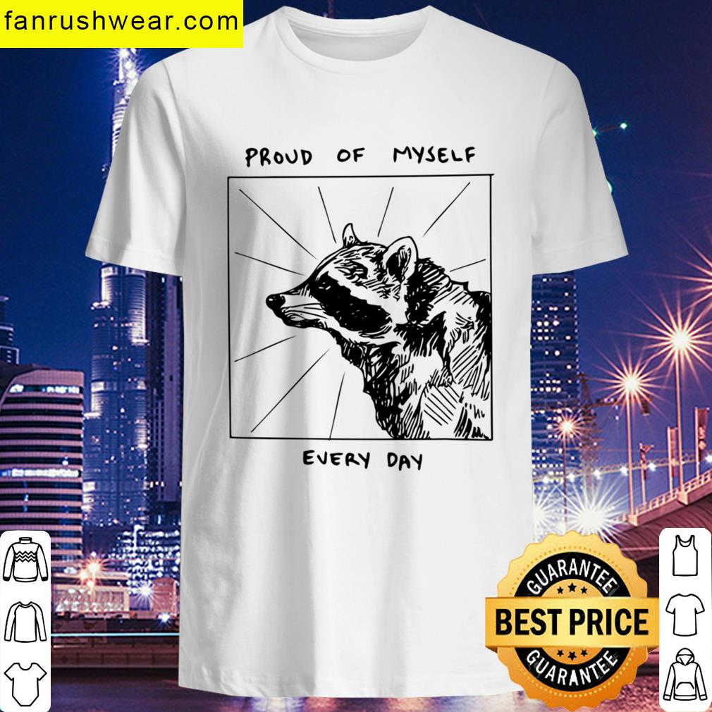 Proud Every Day Black Print T-shirt