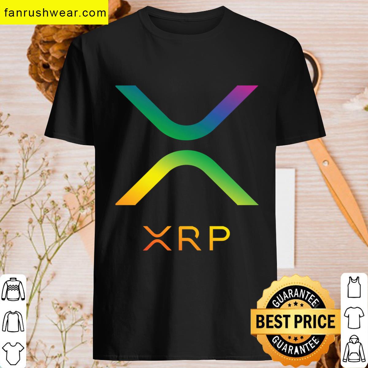 Rainbow Gradient Xrp Ripple New Logo T-shirt