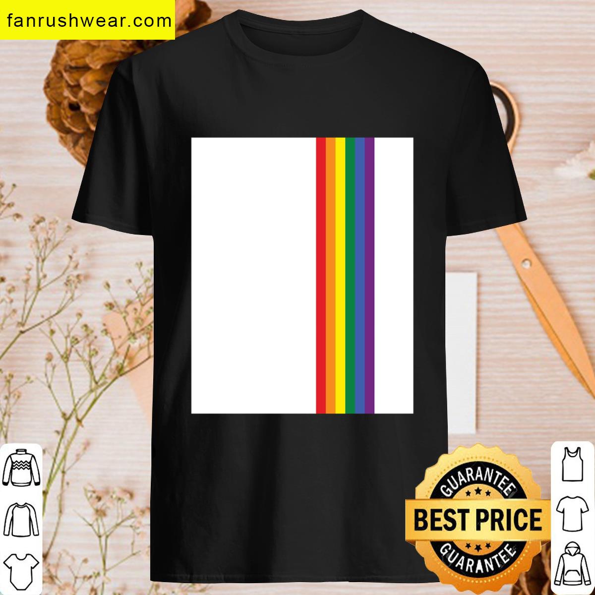 Rainbow Pride Lgbt Strip Graphic T-shirt