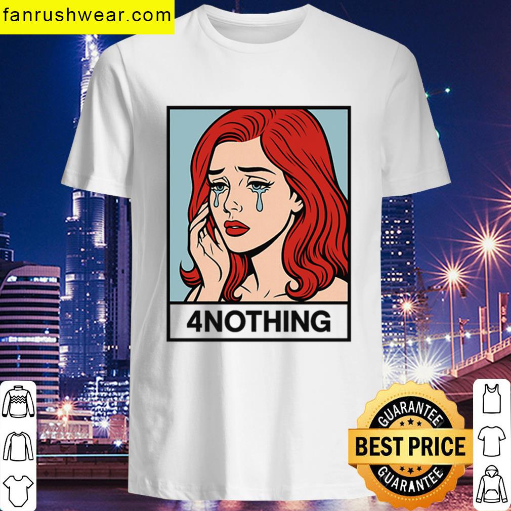 Red Hair Sad Comic Girl T-shirt