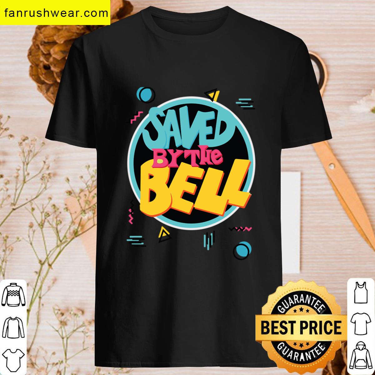 Saved By The Bell Tv Sitcom 90s Party Pattern Geometric Memphis Vapourwave T-shirt