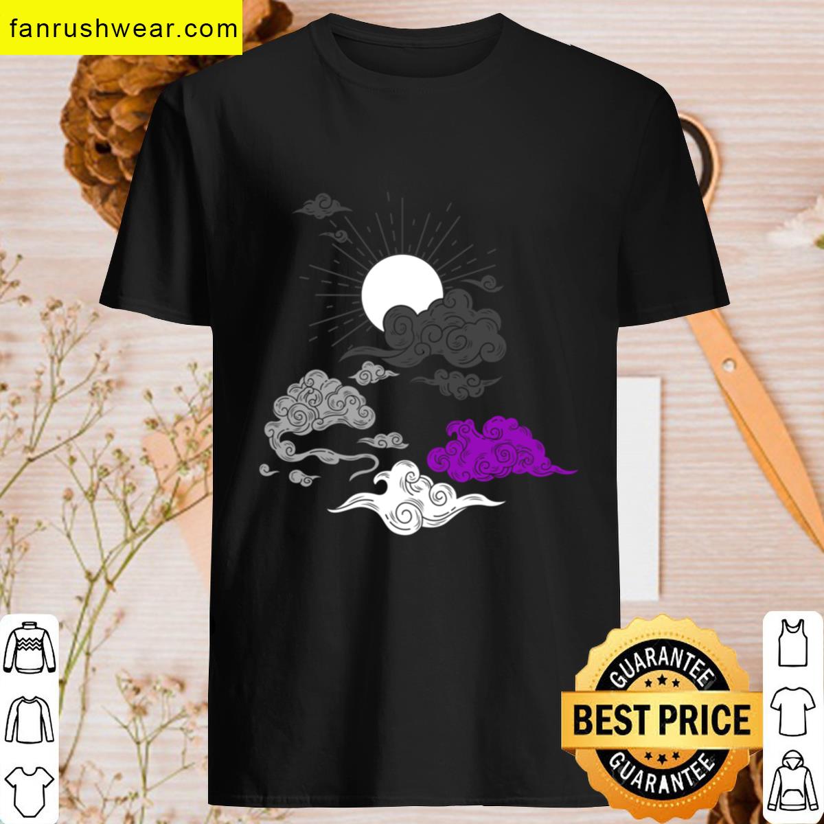 Sun And Clouds Ace Asexual Pride T-shirt