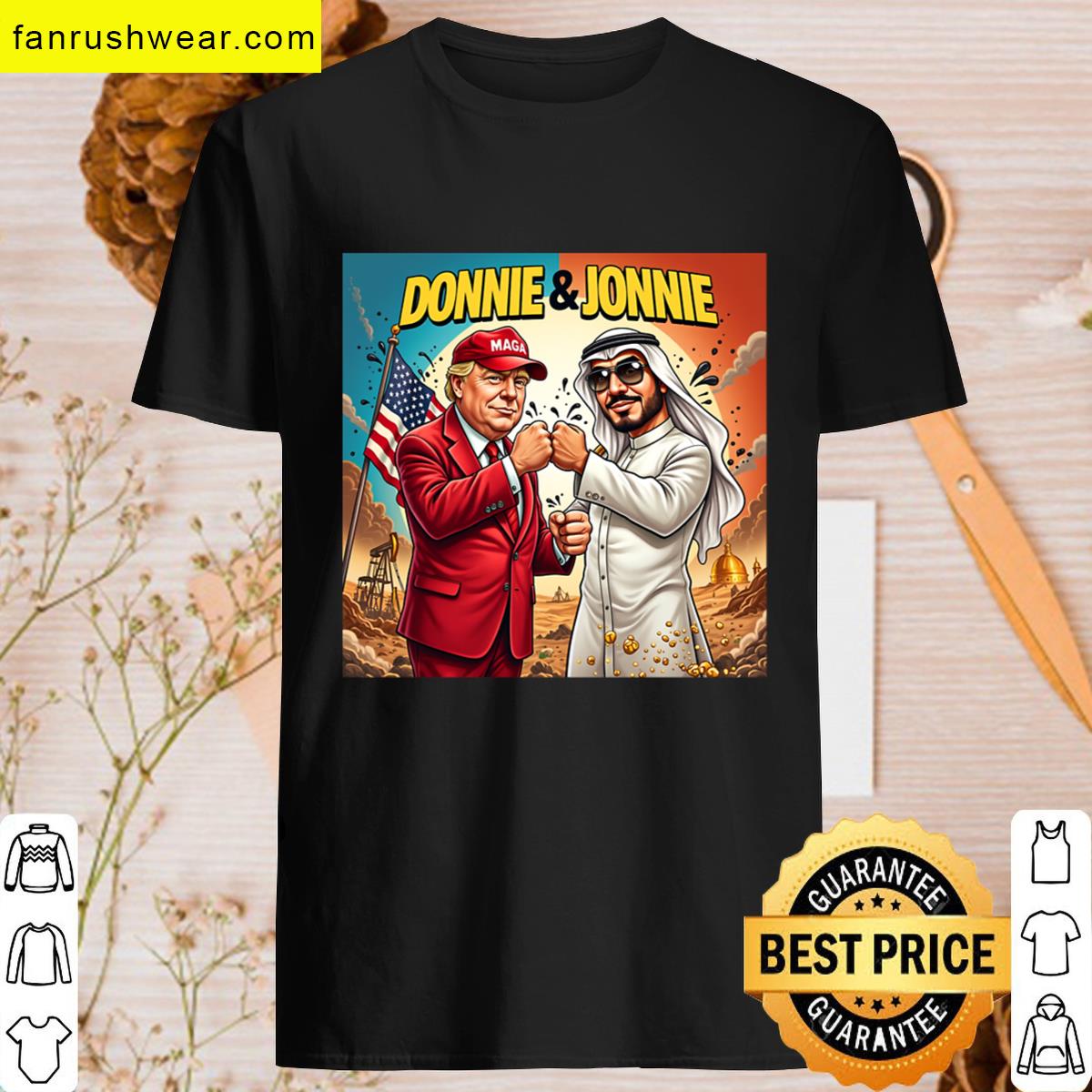 Trump And Saudi Arabia Prince Fist Bump T-shirt