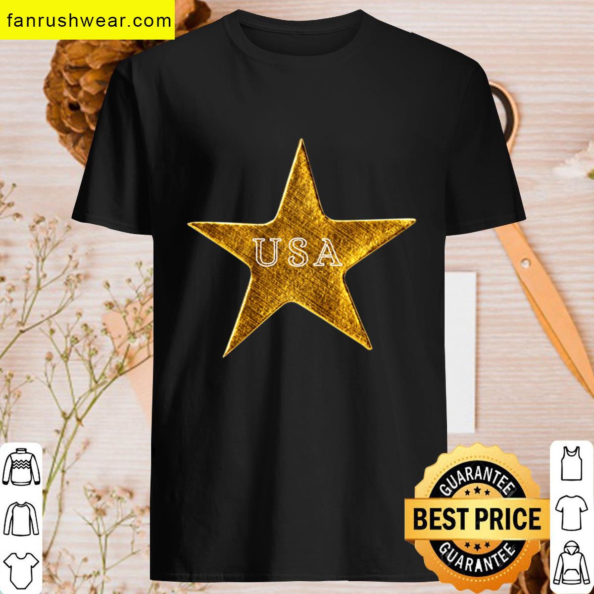 Usa Gold Star T-shirt